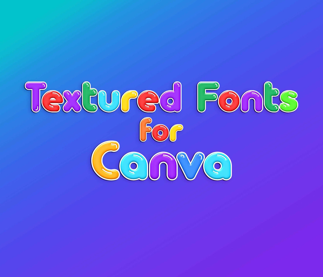 How To Use Bitmap Textured Fonts In Canva - Alina's Fonts