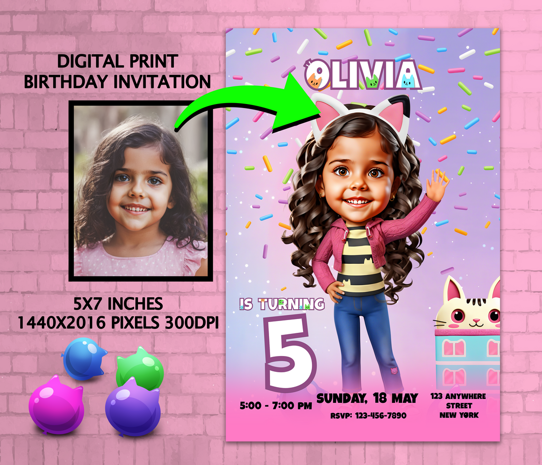 Gabby’s Dollhouse Birthday Party Ideas for Your Little Cat Fan - Alina's Fonts