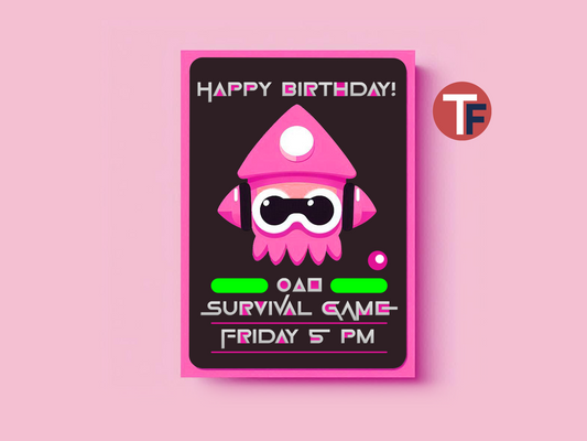 Survival Challenge Font by Alina – Affordable and Fun Ideas for Squid Game-Themed Parties - Alina's Fonts