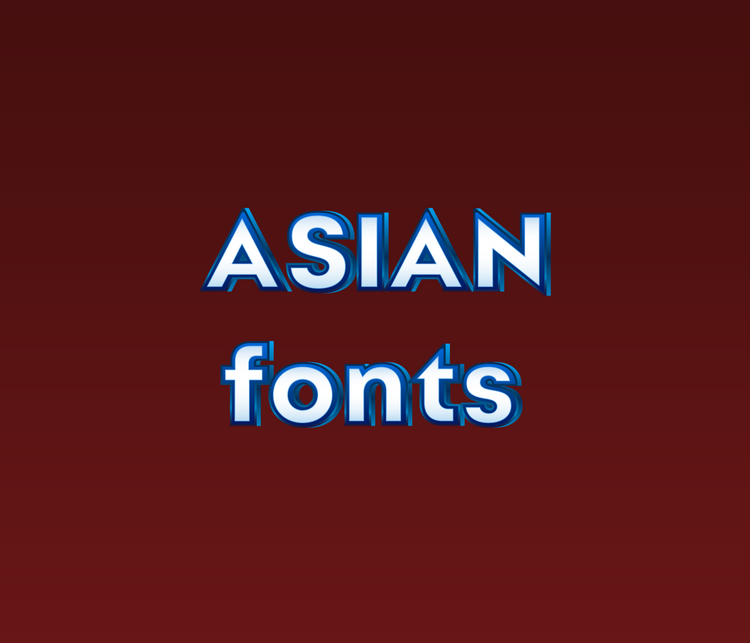 Asian Textured Fonts: Calligraphic, Oriental, and Cultural Textured Typeface Collection - Alina's Fonts