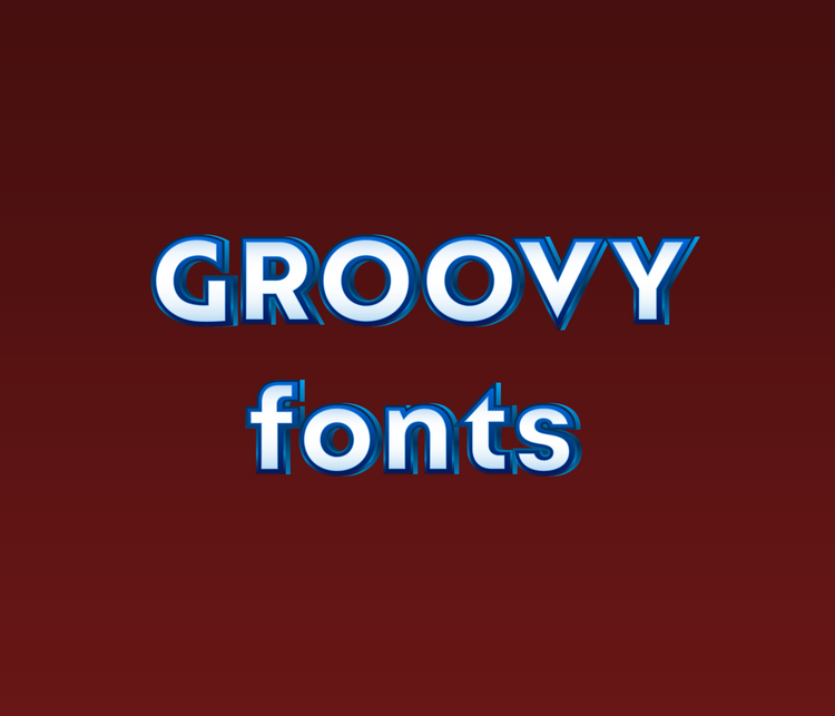 Groovy Textured Fonts: Retro, Funky, and Psychedelic Textured Typefaces Collection - Alina's Fonts