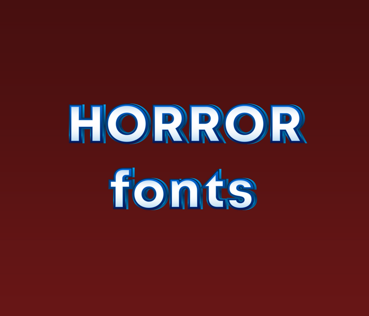 Horror Textured Fonts: Spooky, Terrifying, and Macabre Textured Typeface Collection - Alina's Fonts