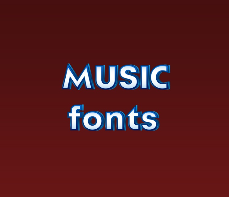 Music Textured Fonts: Rhythmic and Expressive Textured Typeface Collection Inspired by Music - Alina's Fonts