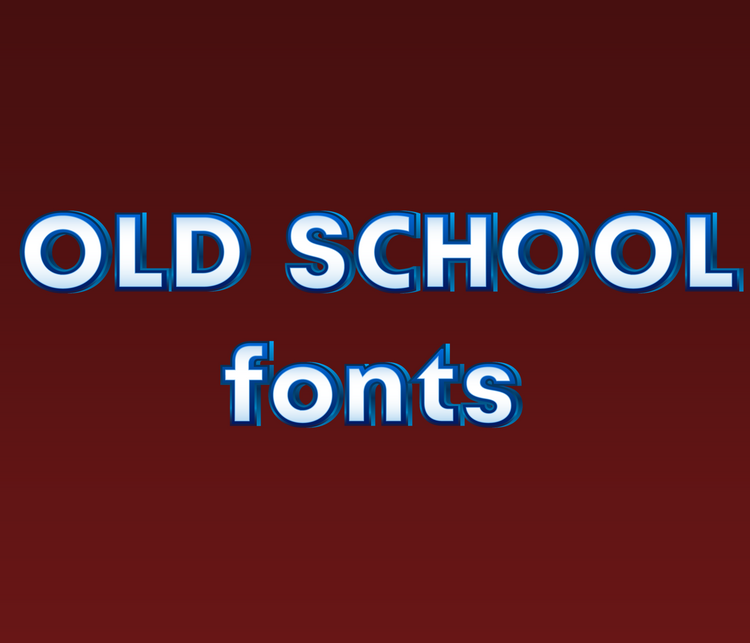 Old School Textured Fonts: Classic, Vintage, and Retro Textured Typeface Collection - Alina's Fonts