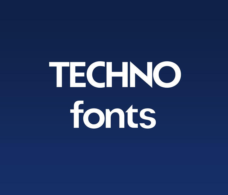 Techno Fonts: Futuristic, Electronic, and Glitchy Typeface Collection - Alina's Fonts