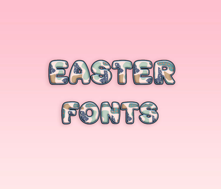 Easter Pattern Fonts: Festive, Springtime, and Thematic Pattern Typeface Collection - Alina's Fonts