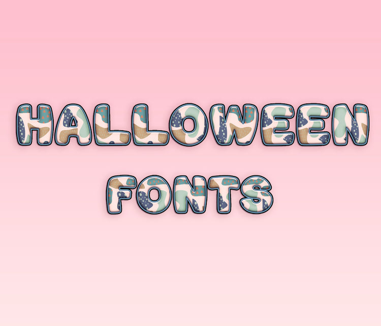 Halloween Pattern Fonts: Spooky, Festive, and Thematic Pattern Typeface Collection - Alina's Fonts