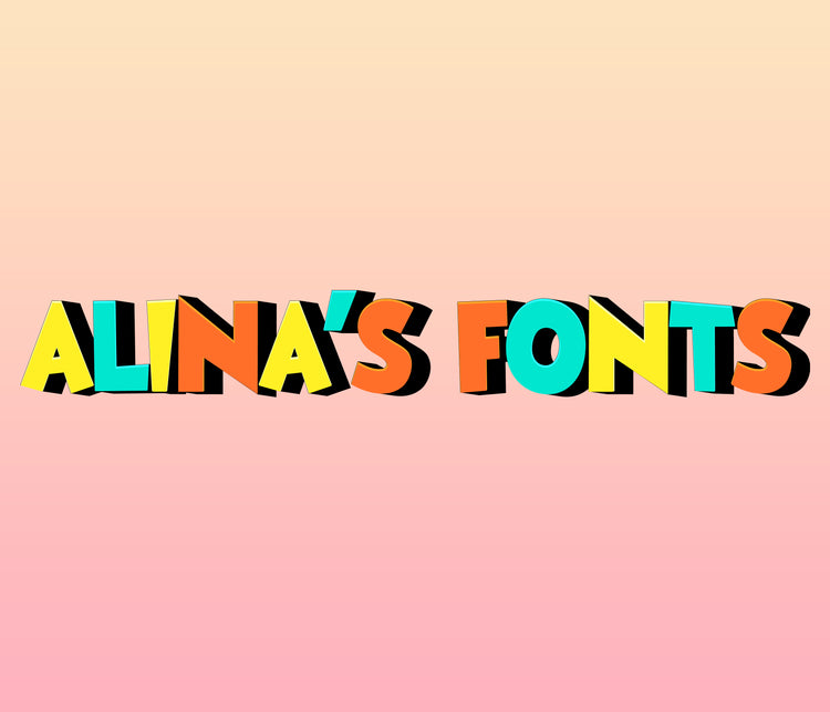 Home page - Alina's Fonts
