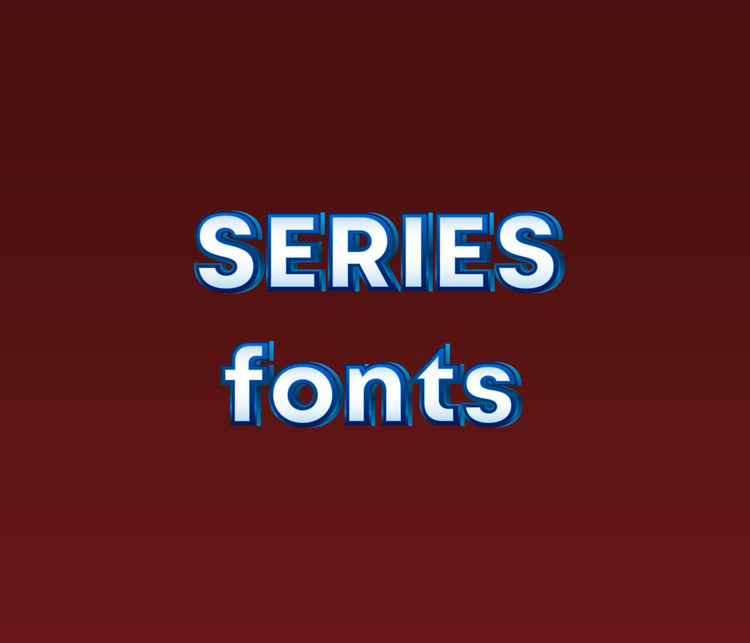 Series Textured Fonts: Cinematic, Engaging, and Thematic Textured Typeface Collection - Alina's Fonts