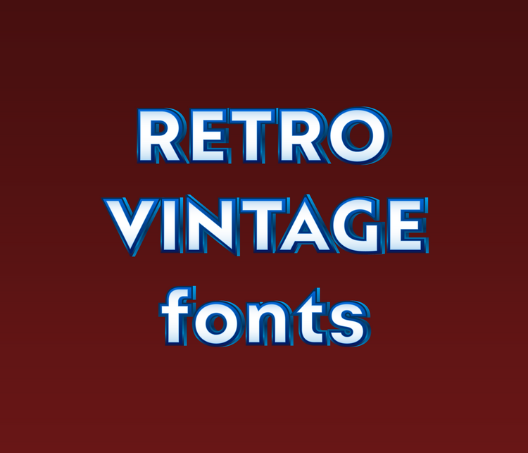 Retro & Vintage Textured Fonts: Authentic, Nostalgic, and Timeless Typeface Collection - Alina's Fonts