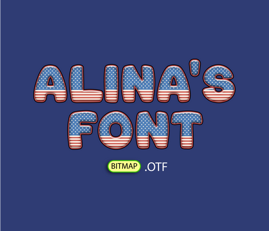 FREE Fireworks Freedom Pattern Font