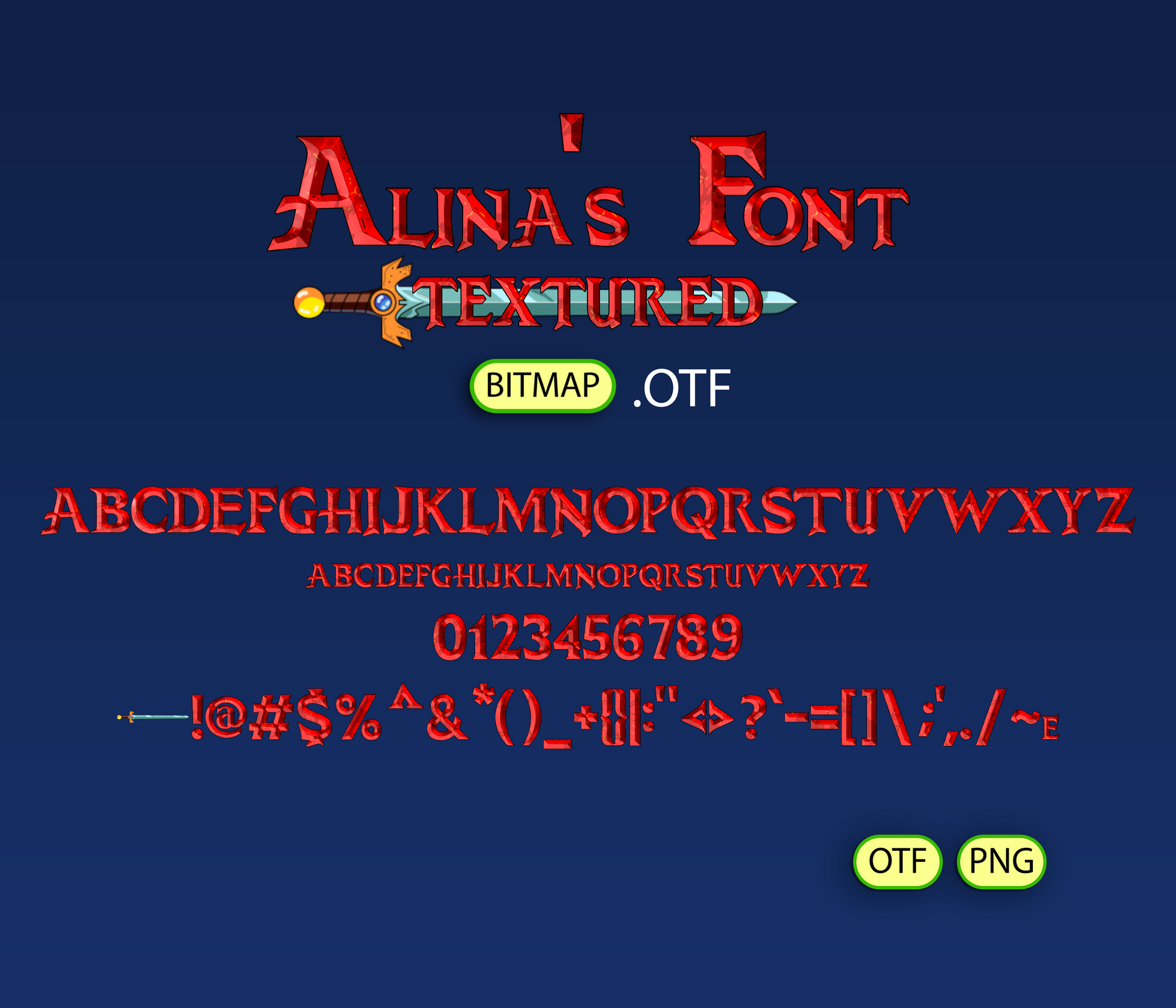 Mathematical Adventure Font Textured - Alina's Fonts
