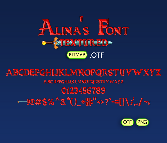 Mathematical Adventure Font Textured - Alina's Fonts