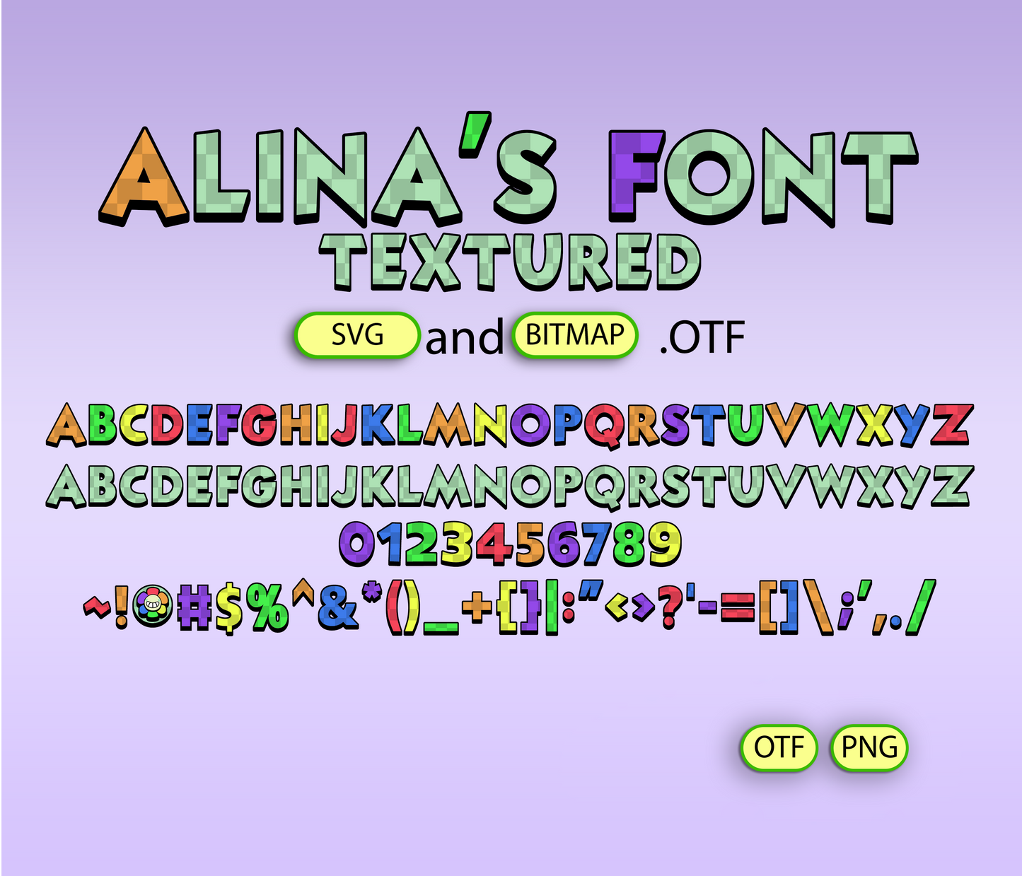 Toon Terror Font Textured