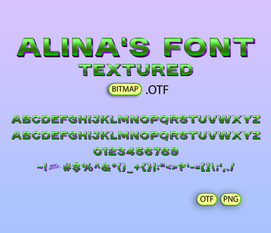 Heroic Strength Font Textured - Alina's Fonts