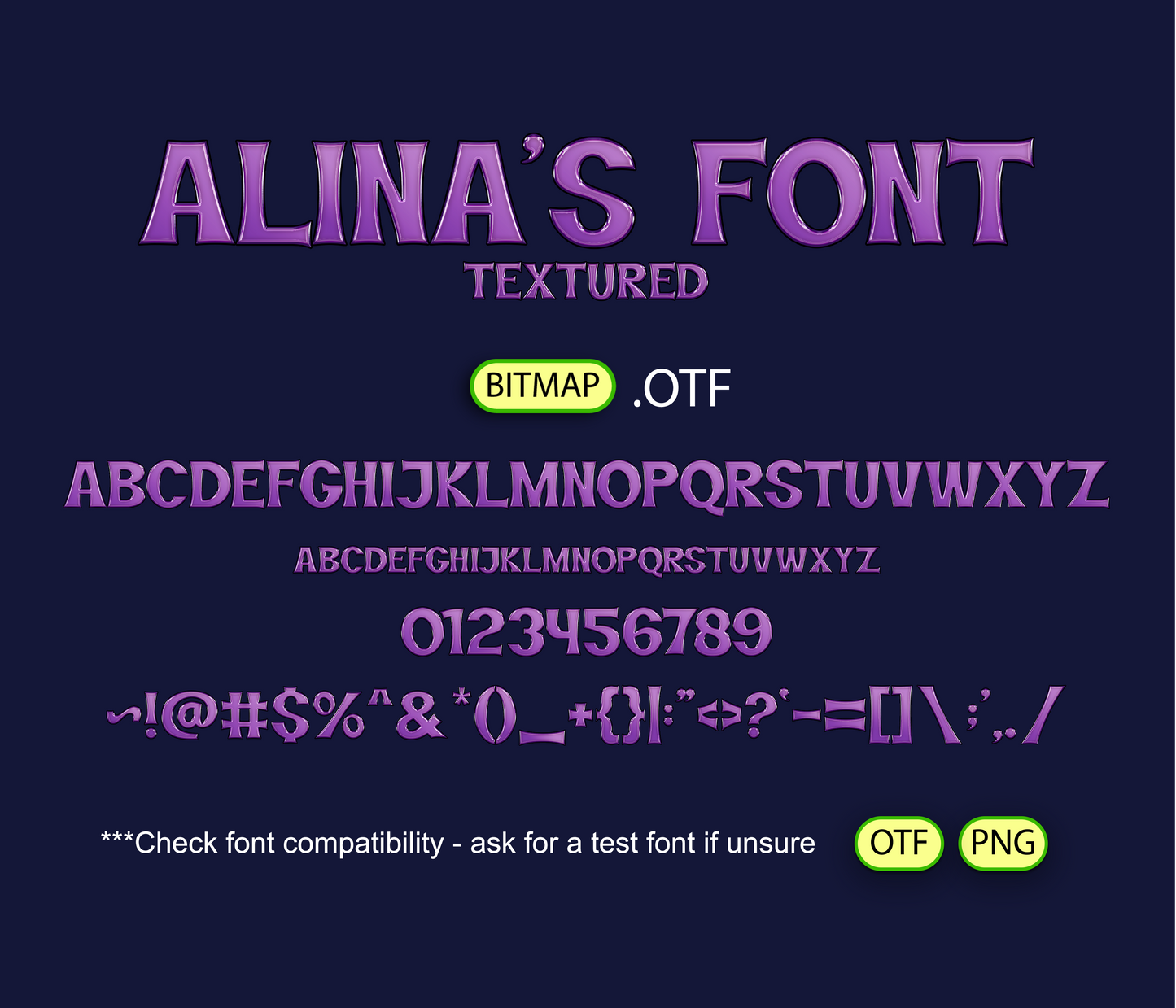 Pop Star Glam Font Textured