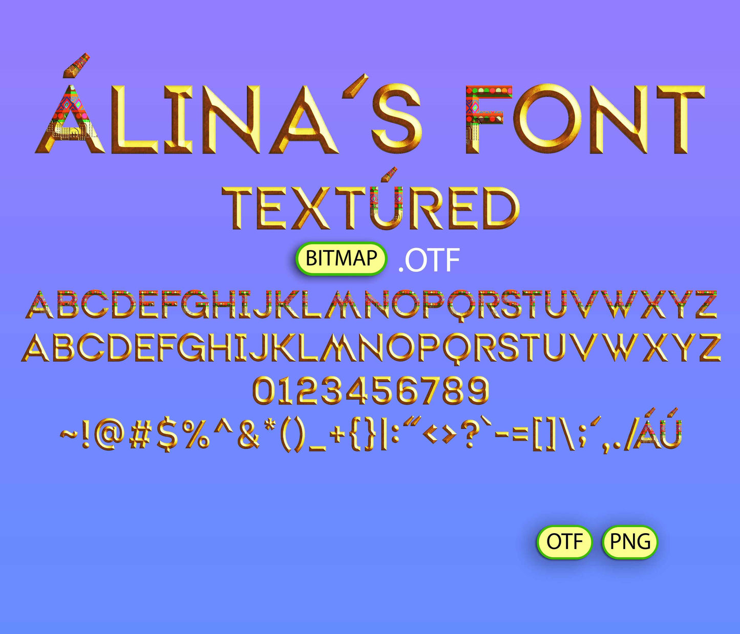 Futurist Africa Font Textured - Alina's Fonts