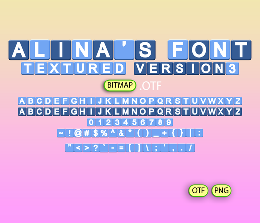 Math Block Heroes Font Textured - Alina's Fonts