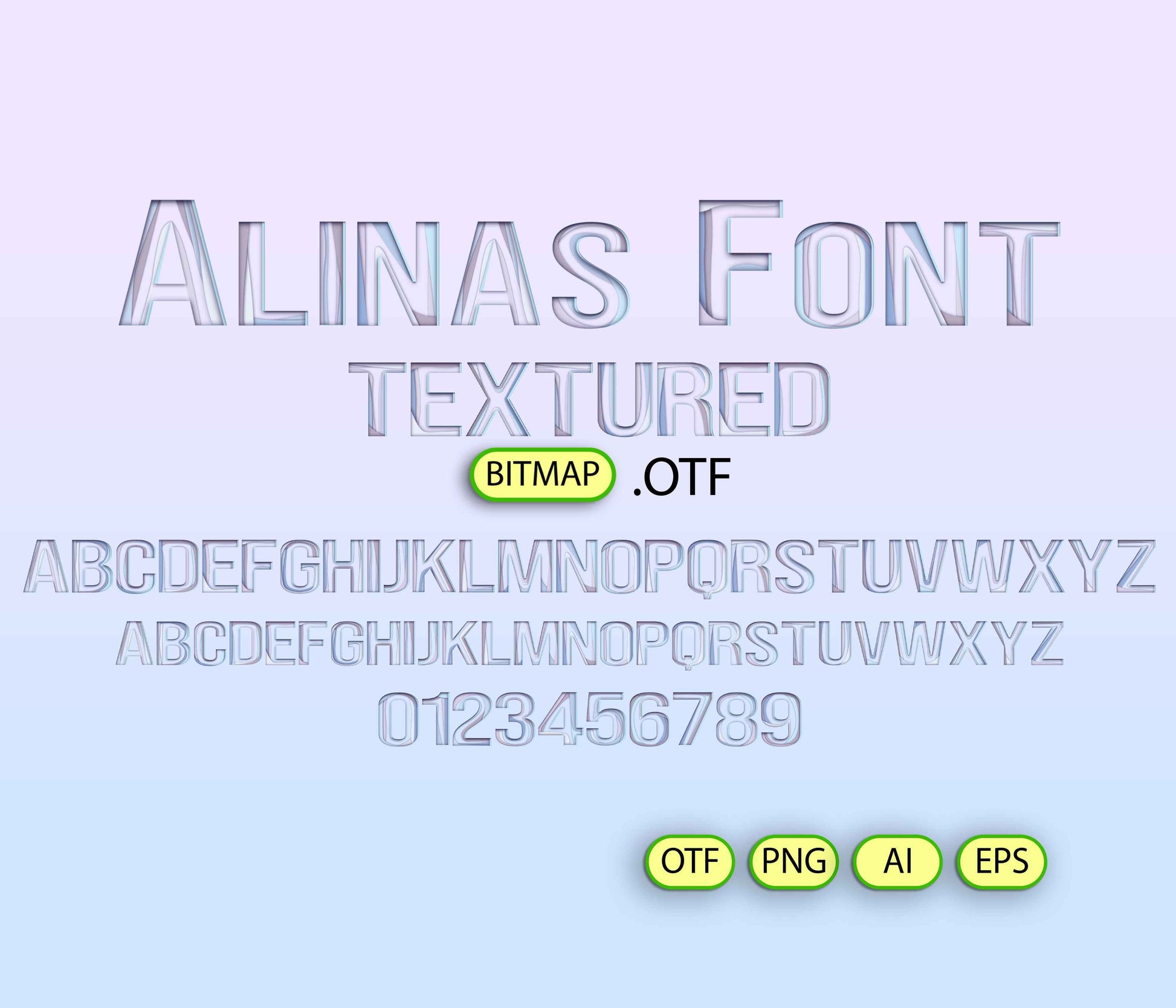 Paper Cut Elegance Font Textured - Alina's Fonts