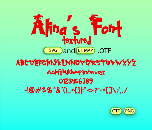 Summer Inventors Font Textured