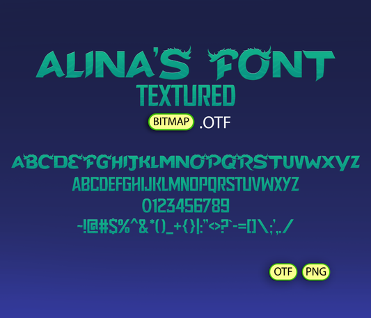 Guardian Warrior Font Textured - Alina's Fonts