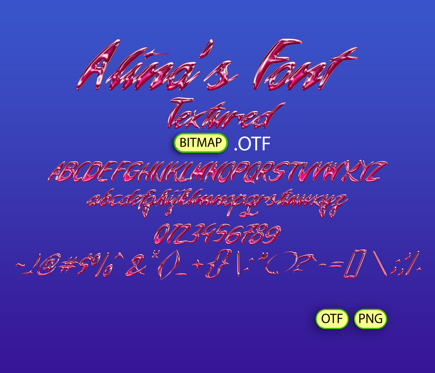 Fairyland Wonders Font Textured - Alina's Fonts