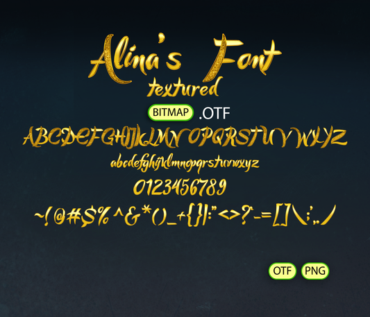 Magic Lamp Font Textured Bundle - Alina's Fonts