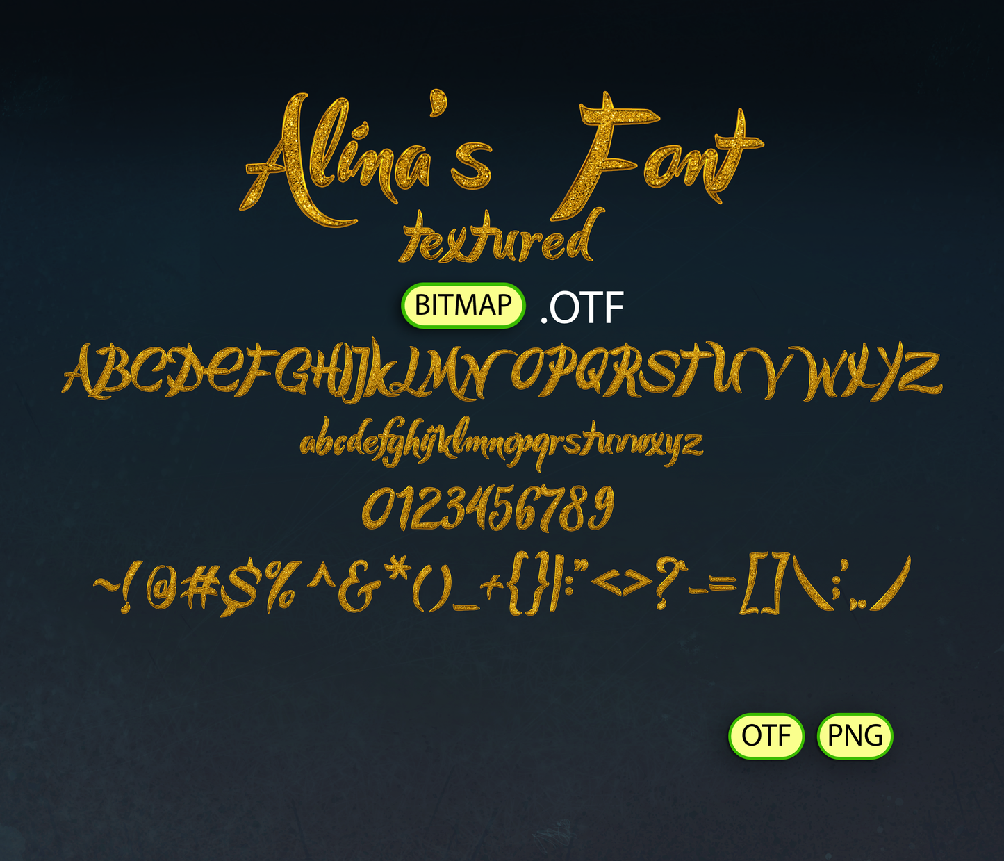 Magic Lamp Font Textured Bundle - Alina's Fonts