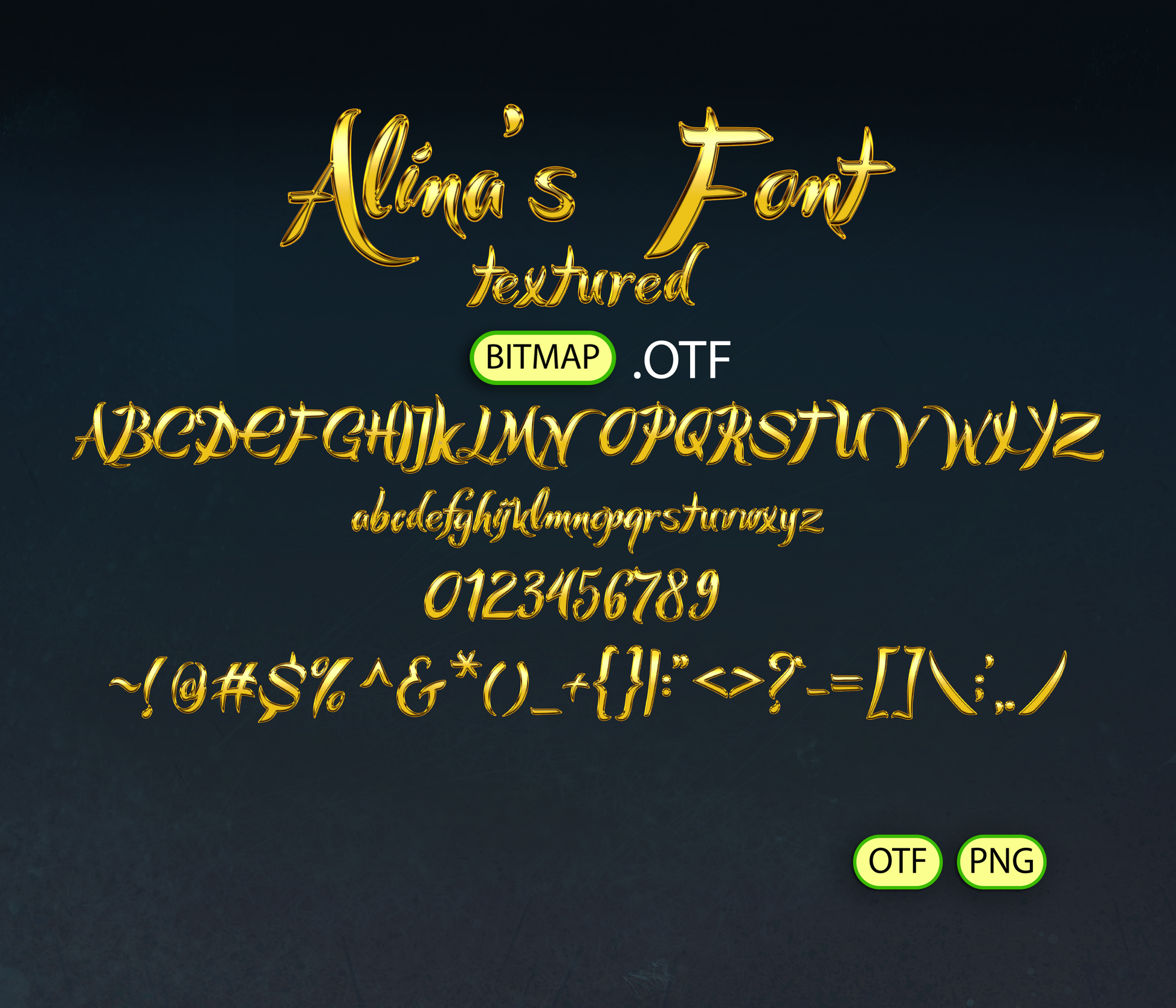 Magic Lamp Font Textured Bundle - Alina's Fonts