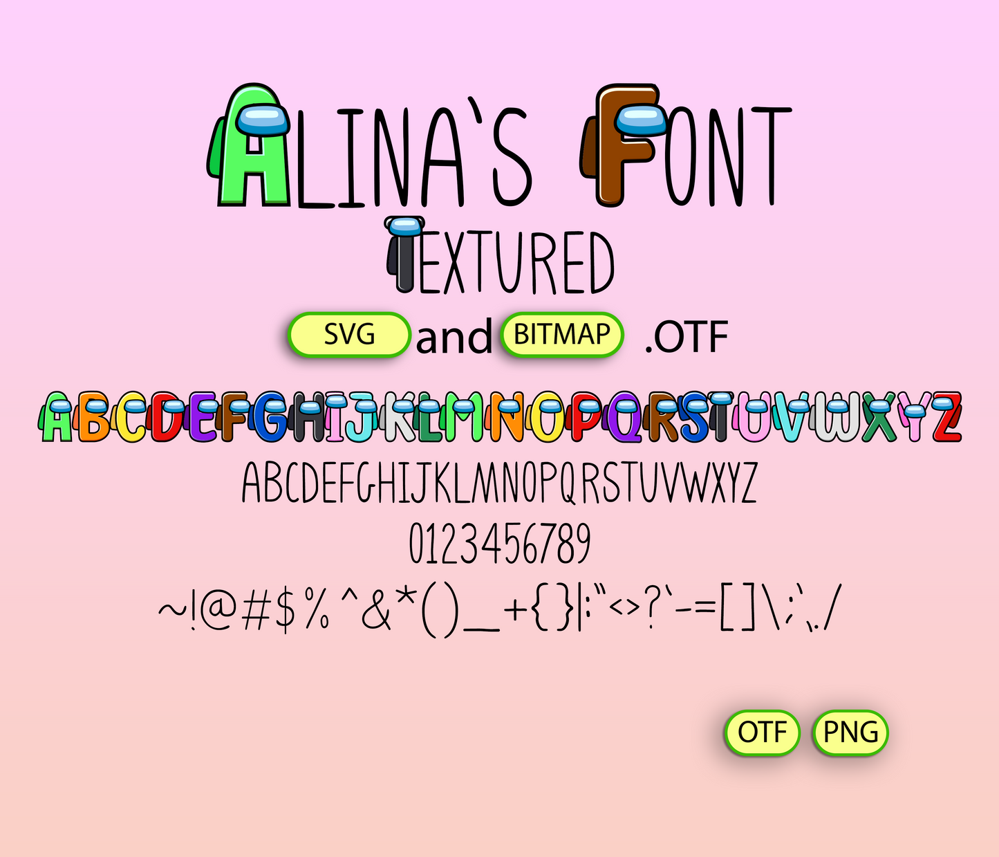 Galactic Adventure Font Textured - Alina's Fonts
