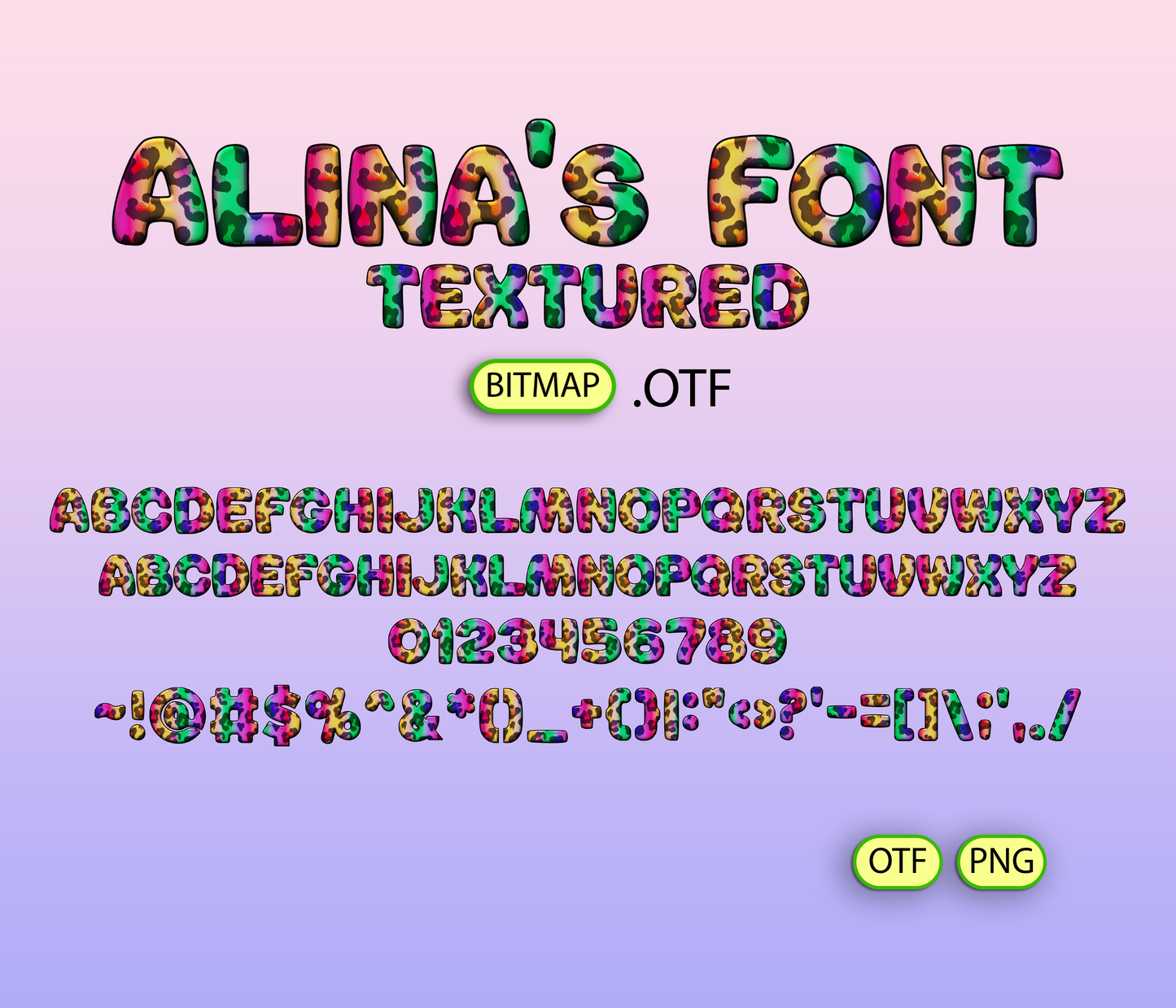 Safari Splash Pattern Font - Alina's Fonts