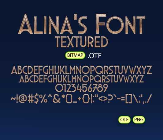 Eldritch Elegance Font Textured - Alina's Fonts