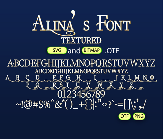 Parisian Feline Font Textured
