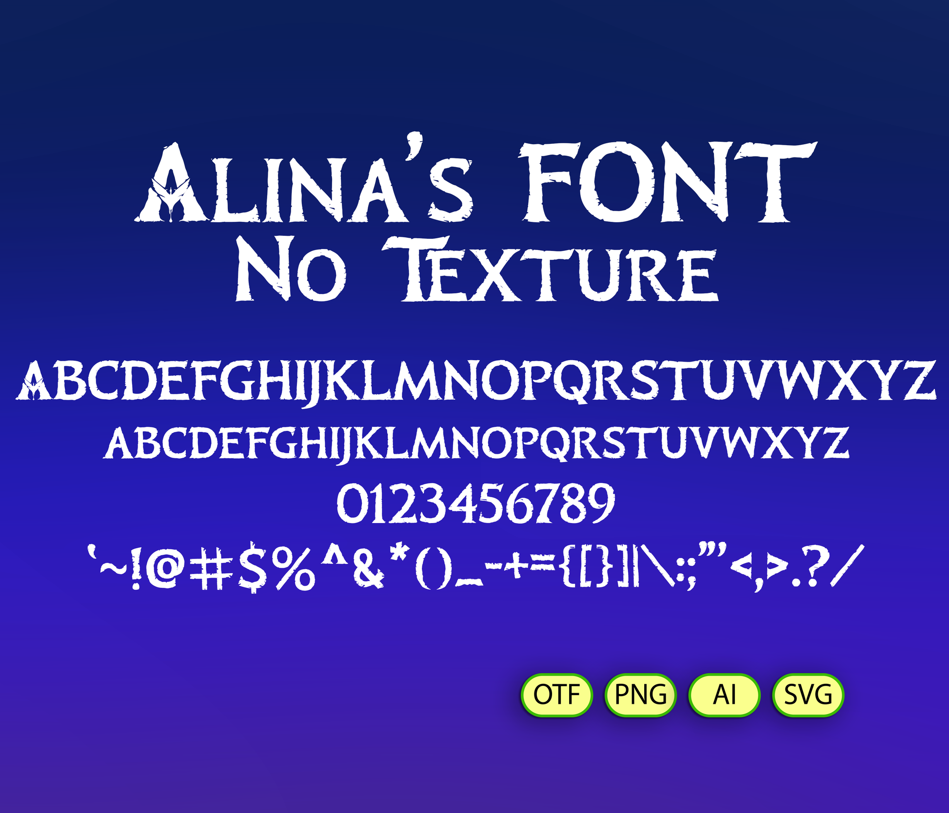 Pandora's Glow Font Textured - Alina's Fonts