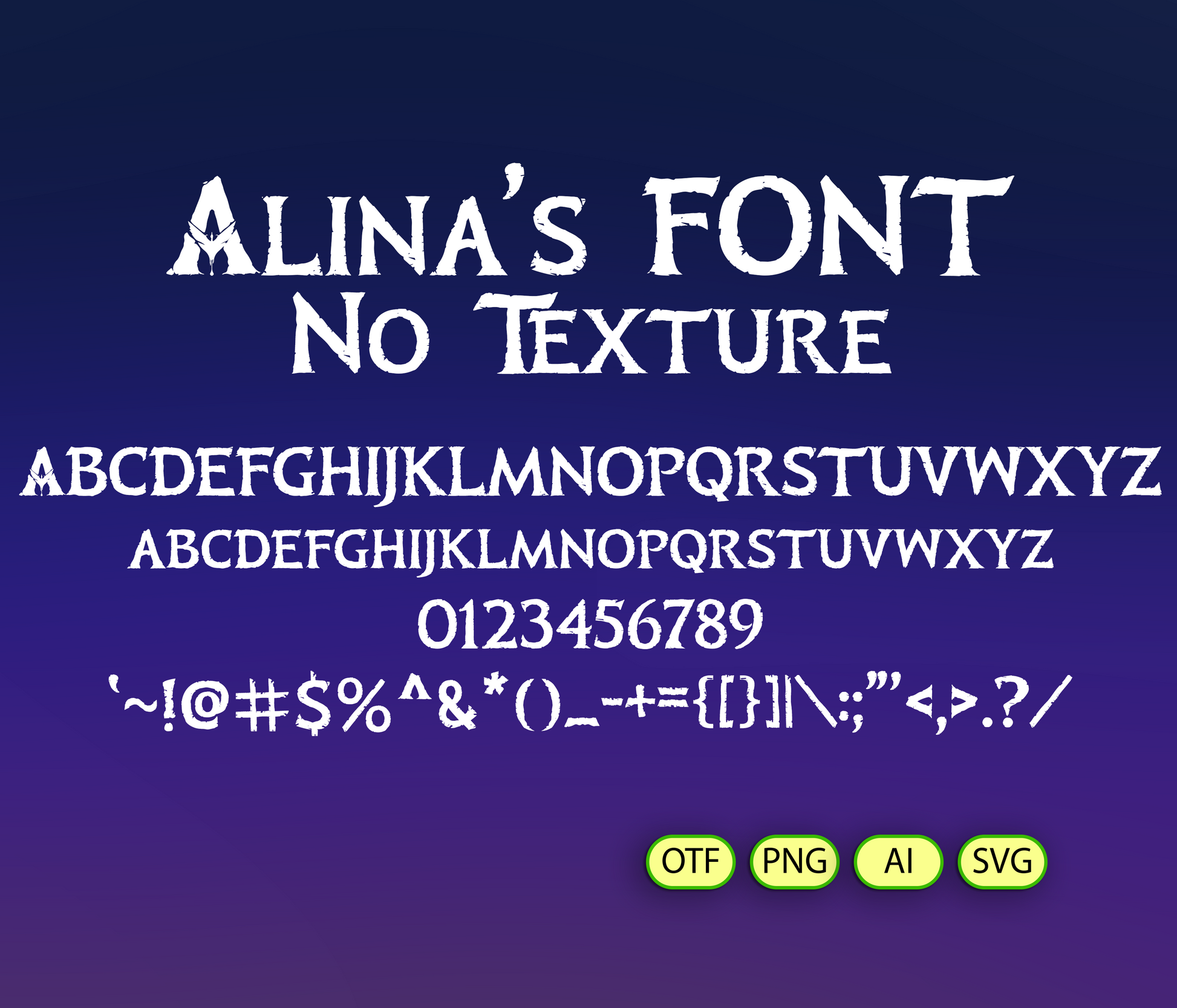 Elemental Fury Cinematic Adventure Style Font Textured - Alina's Fonts
