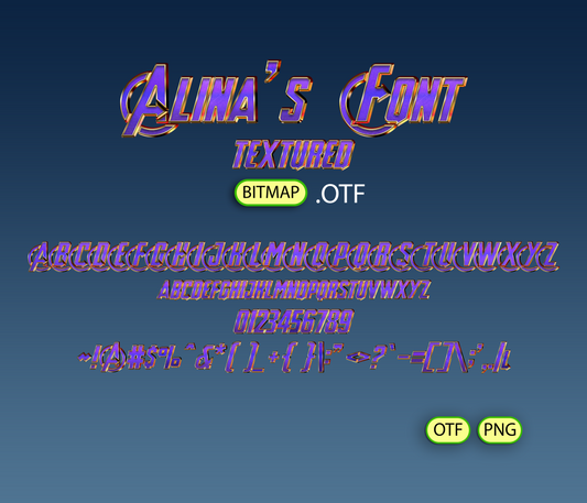 Ultimate Showdown Font Textured - Alina's Fonts