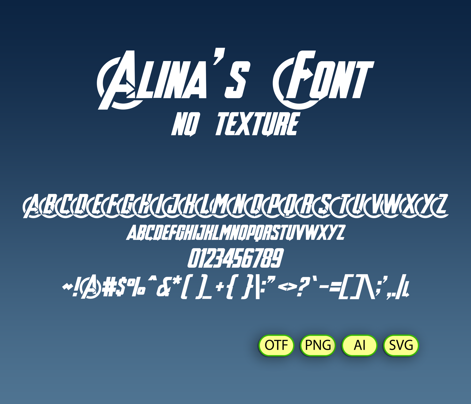 Ultimate Showdown Font Textured - Alina's Fonts