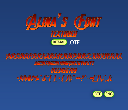 Cosmic Clash Font Textured - Alina's Fonts