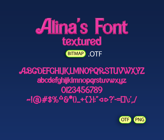 Glamour Girl Font Textured - Alina's Fonts