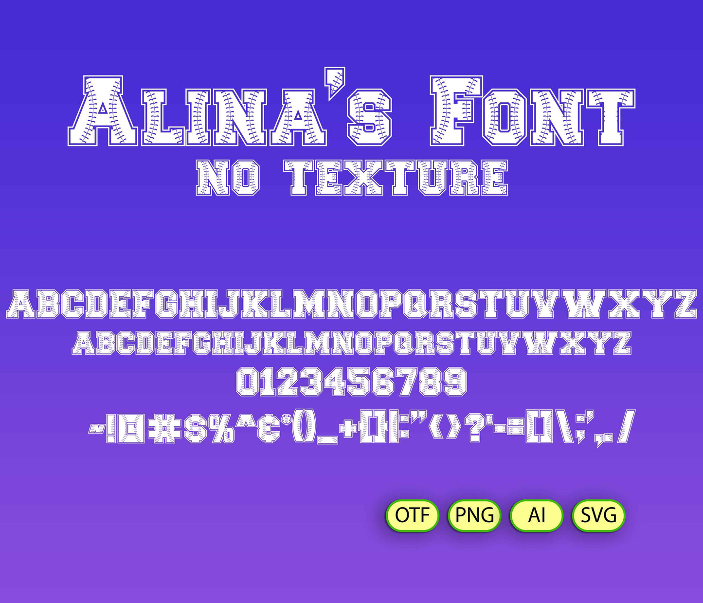 Ballpark Champion Font - Alina's Fonts