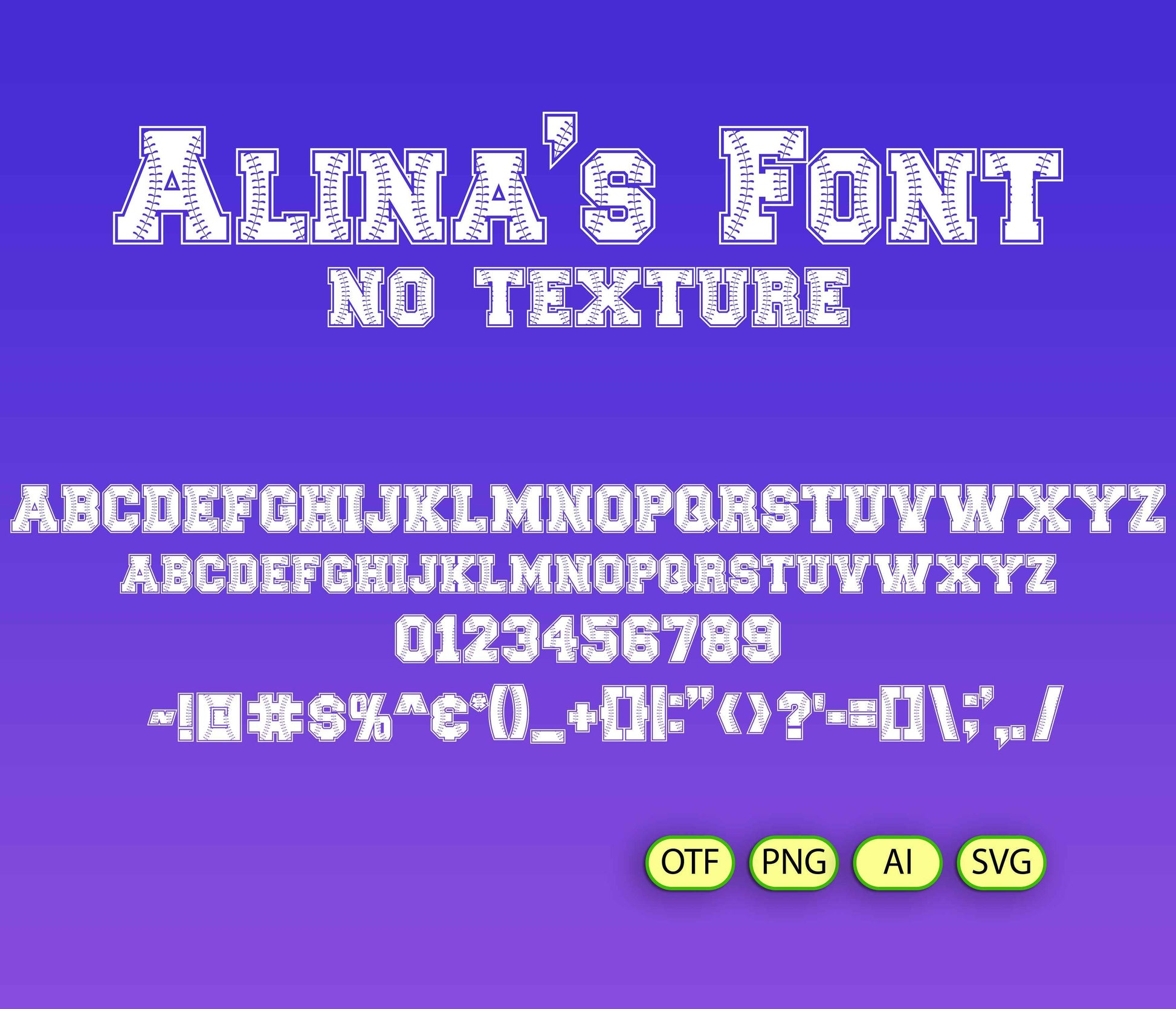 Ballpark Champion Font - Alina's Fonts