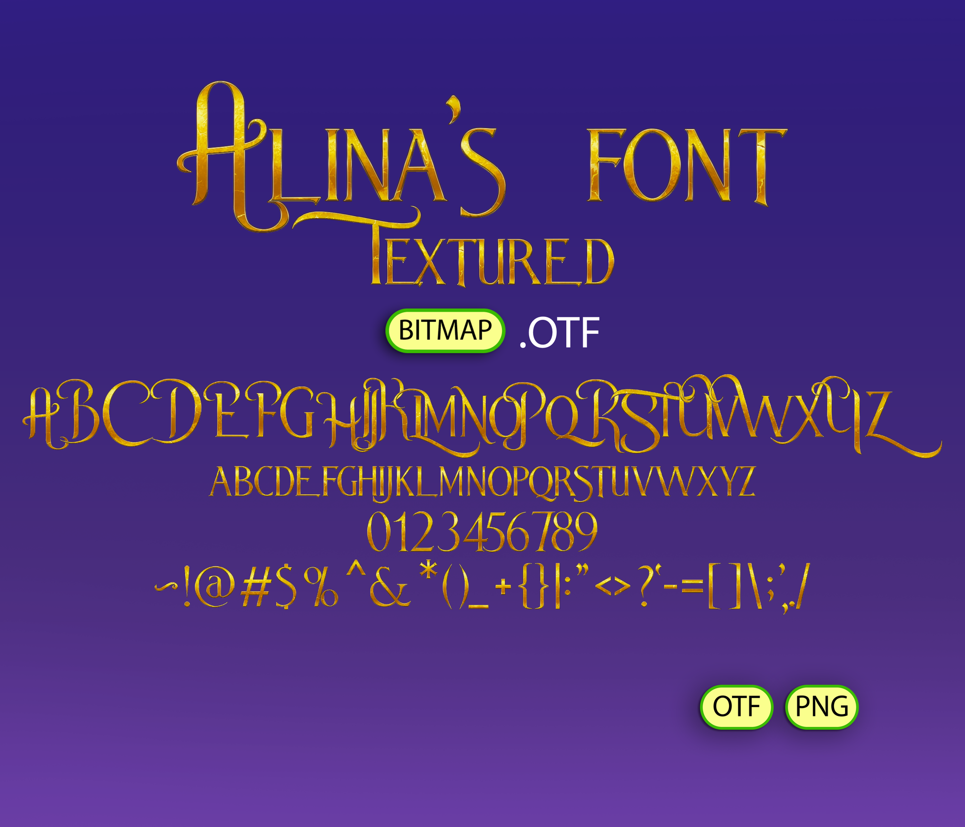 Fairy Tale Romance Font Textured - Alina's Fonts
