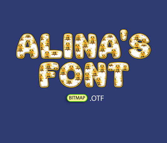 FREE Buzzing Hive Pattern Font