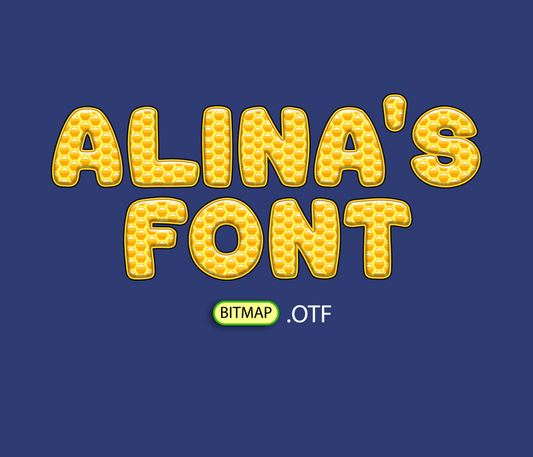 FREE Honeycomb Hive Pattern Font