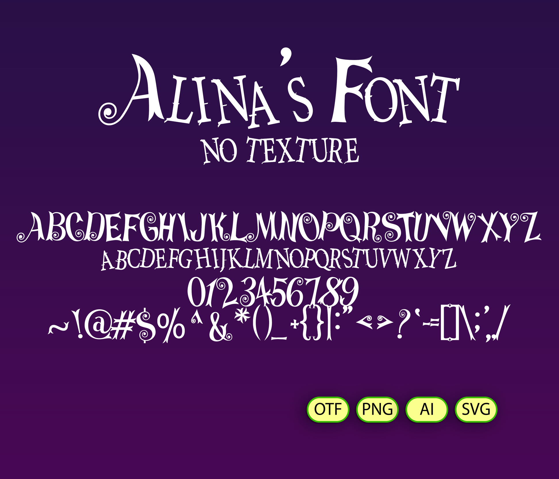 Spectral Prankster Sequel Font - Alina's Fonts