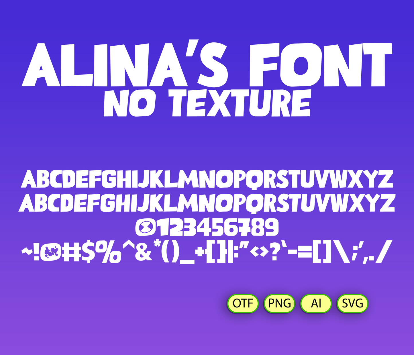 Alien Hero Font Textured - Alina's Fonts