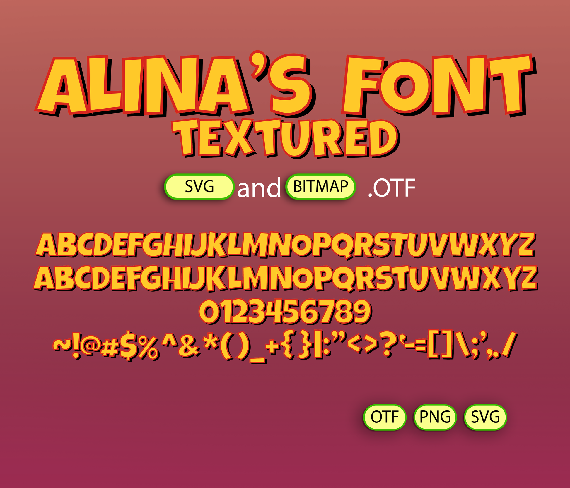 Flapper Girl Font Textured Bundle - Alina's Fonts