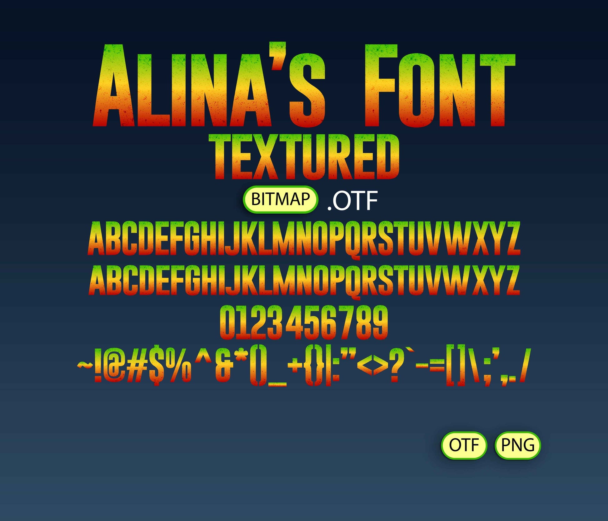 Reggae Legend Font Textured - Alina's Fonts