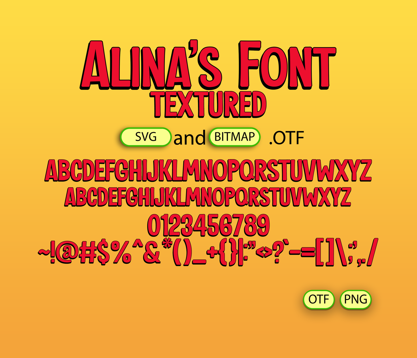 Burger Shop Font Textured