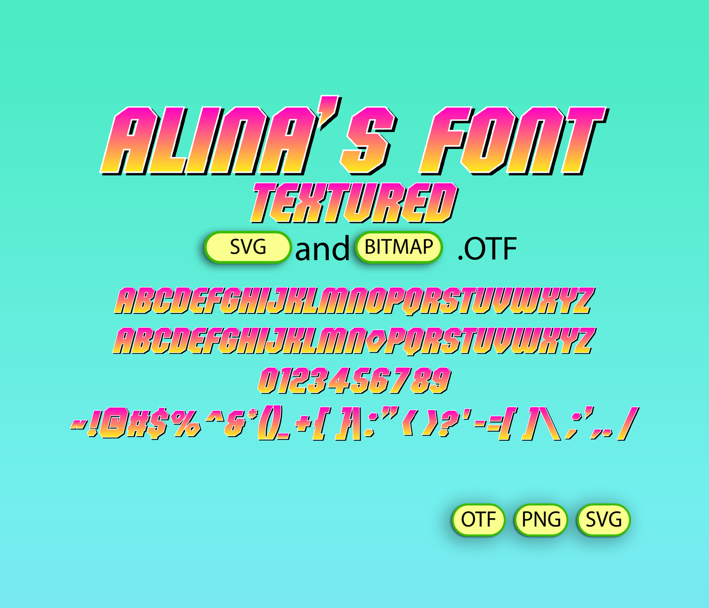 Ninja Legacy Font Textured - Alina's Fonts